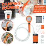 Portable Outdoor Shower Water Pump with Rechargeable Battery