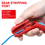 Wire Stripper with Ergonomic Curved Handle Cable