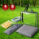 Weisshorn Replacement 3.4m Roll Up Awning with Privacy Screen