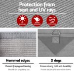 Weisshorn Replacement 5.2m Roll Up Awning with Privacy Screen