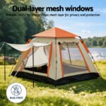 Weisshorn Automatic Pop Up Camping Tent 3-4 Person