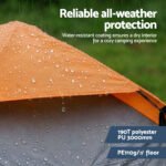 Weisshorn 2 Person Instant Pop Up Camping Tent