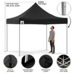 Wallaro 3 x 3m Gazebo Combo Pack – Black
