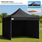 Wallaro 3 x 3m Gazebo Combo Pack – Black