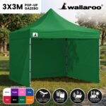 Wallaro 3 x 3m Gazebo Combo Pack – Green