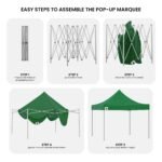 Wallaro 3 x 3m Gazebo Combo Pack – Green