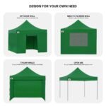 Wallaro 3 x 3m Gazebo Combo Pack – Green