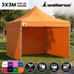 Wallaro 3 x 3m Gazebo Combo Pack – Orange