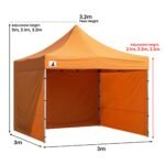 Wallaro 3 x 3m Gazebo Combo Pack – Orange