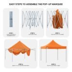 Wallaro 3 x 3m Gazebo Combo Pack – Orange