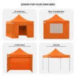 Wallaro 3 x 3m Gazebo Combo Pack – Orange