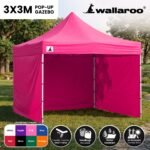 Wallaro 3 x 3m Gazebo Combo Pack – Pink