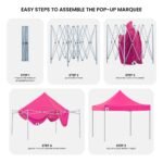Wallaro 3 x 3m Gazebo Combo Pack – Pink