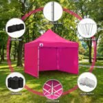 Wallaro 3 x 3m Gazebo Combo Pack – Pink