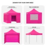 Wallaro 3 x 3m Gazebo Combo Pack – Pink