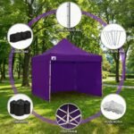 Wallaro 3 x 3m Gazebo Combo Pack – Puple