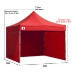 Wallaro 3 x 3m Gazebo Combo Pack – Red