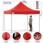 Wallaro 3 x 3m Gazebo Combo Pack – Red