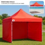 Wallaro 3 x 3m Gazebo Combo Pack – Red