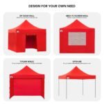 Wallaro 3 x 3m Gazebo Combo Pack – Red
