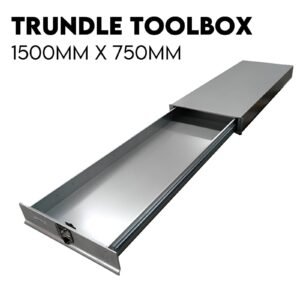 1.5m Underbody Roller Trundle Tool Box Draw - Aluminium