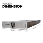 1.5m Underbody Roller Trundle Tool Box Draw – Aluminium