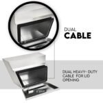 600mm Underbody Ute Tray Toolbox Set – Aluminium