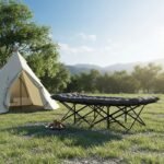 Camping Bed with Mattress