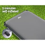 Weisshorn 6cm Self-Inflating Camping Mattress – Grey