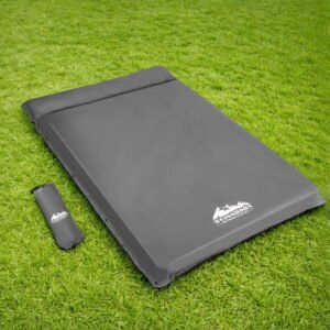 Weisshorn 10cm Self Inflating Double Mattress - Suede Feel, Grey