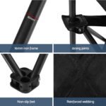 Weisshorn 3pc Camping Side Table Chair Set