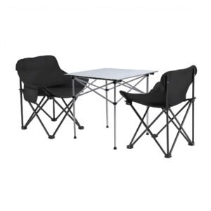 Weisshorn 3pc Camping Dining Table Chair Set