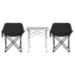 Weisshorn 3pc Camping Dining Table Chair Set
