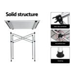 Weisshorn 3pc Camping Dining Table Chair Set