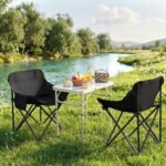 Weisshorn 3pc Camping Table Chair Set