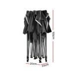 3x3m Instahut Pop-up Gazebo with Leg Weights – Black