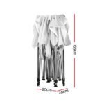 3x6m Instahut Pop-up Gazebo with Leg Weights – White