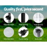 3x6m Instahut Pop-up Gazebo with Leg Weights – White