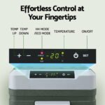 Glacio 50L Portable Car Fridge, 12V/24V/240V