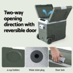 Glacio 50L Portable Car Fridge, 12V/24V/240V