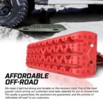 X-BULL 4 x Recovery Tracks with Mounting Bolts – Red