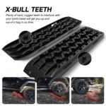 X-BULL 2 x Recovery Tracks with Mounting Bolts – Black