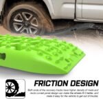 X-BULL 4 x Recovery Tracks with Mounting Bolts – Green