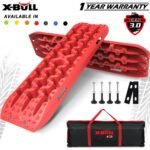 X-BULL Generation 3 Recovery Tracks – Red x 2 – With Mounting Pins