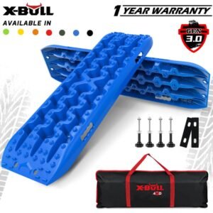 X-BULL Generation 3 Recovery Tracks - Blue x 2 - With Mounting Pins