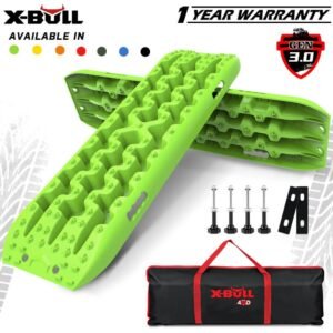 X-BULL Generation 3 Recovery Tracks - Green x 2 - With Mounting Pins