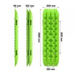 X-BULL Generation 3 Recovery Tracks – Green x 2 – With Mounting Pins