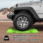 X-BULL Generation 3 Recovery Tracks – Green x 2 – With Mounting Pins