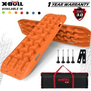 X-BULL Generation 3 Recovery Tracks - Orange x 2 - With Mounting Pins