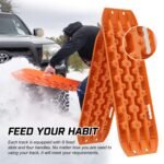 X-BULL Generation 3 Recovery Tracks – Orange x 2 – With Mounting Pins